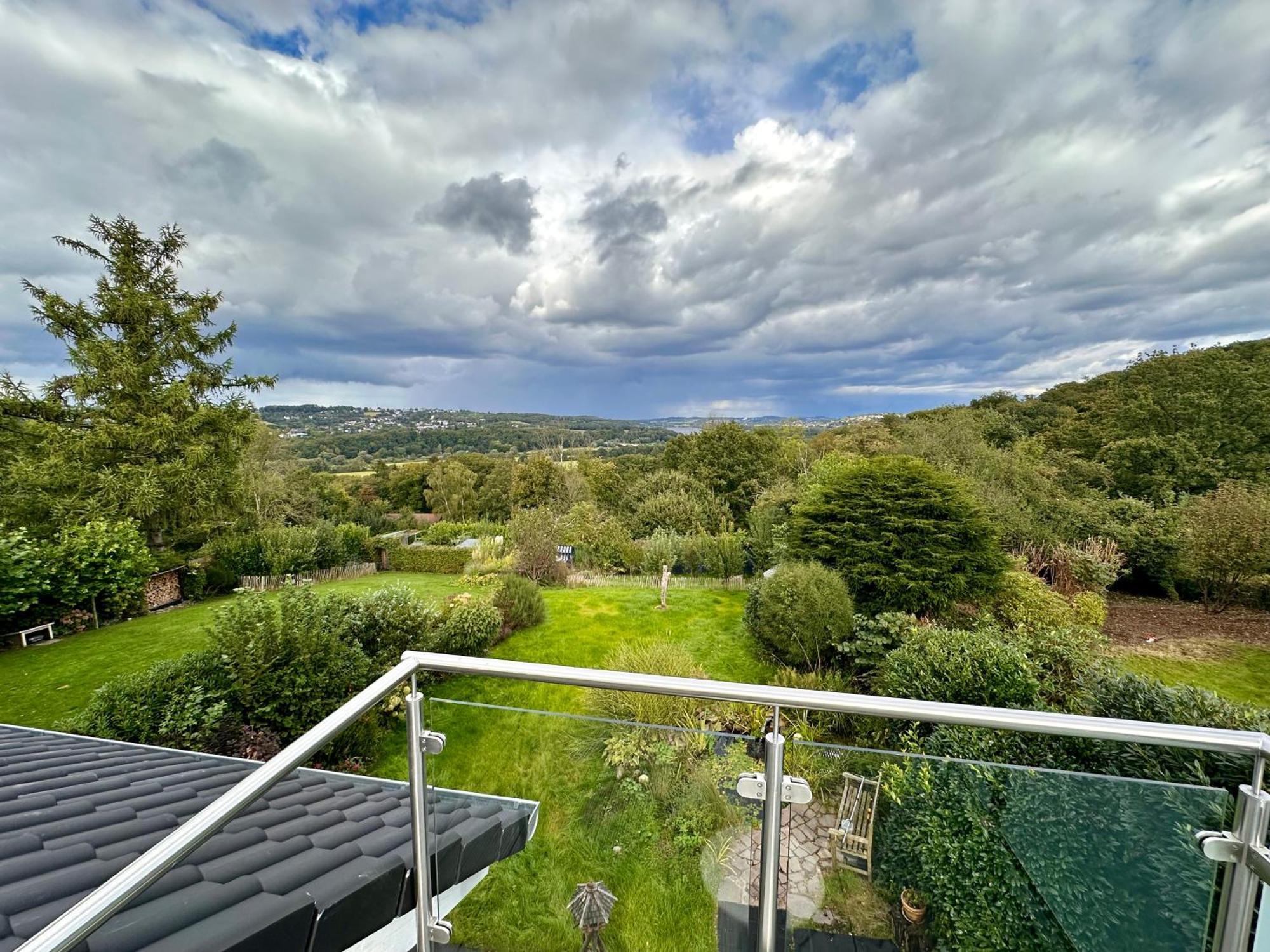 Seeblick-Apartment In Hattingen - Urlaubsfeeling Mitten Im Ruhrgebiet Luaran gambar