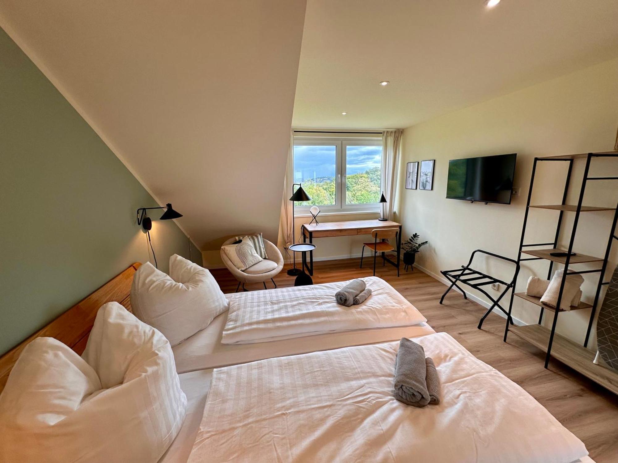 Seeblick-Apartment In Hattingen - Urlaubsfeeling Mitten Im Ruhrgebiet Luaran gambar